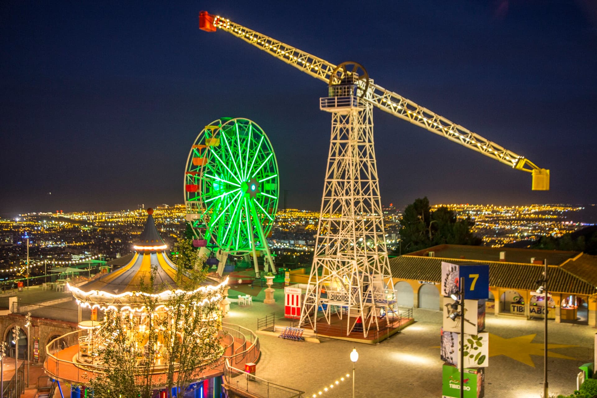 Vista general del Tibidabo
